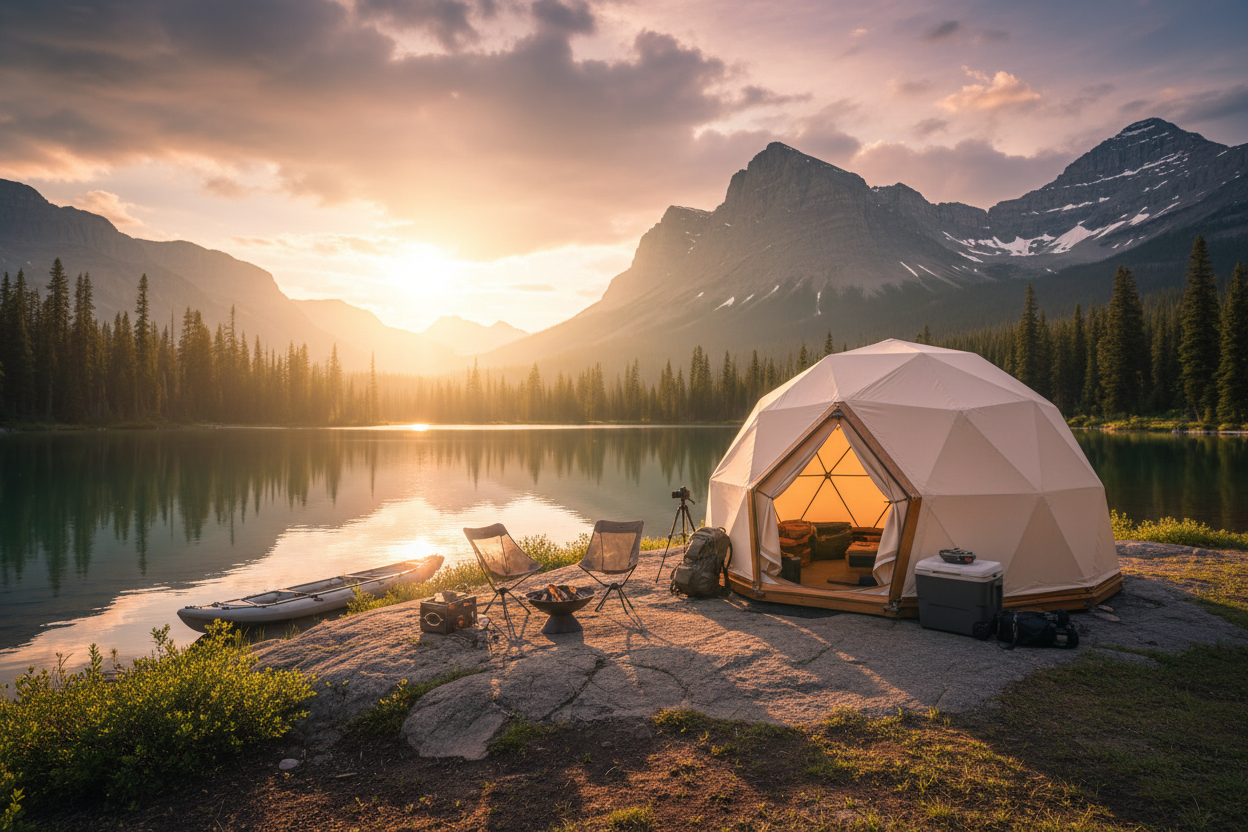 キャンプシーン